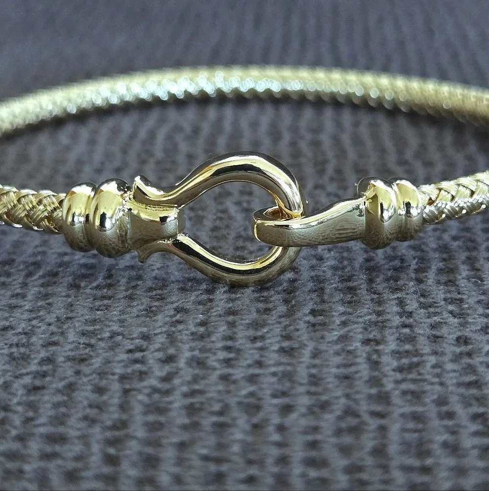 Caldelli Gold💛 Basket🗑 Weave Bracelet - NWT